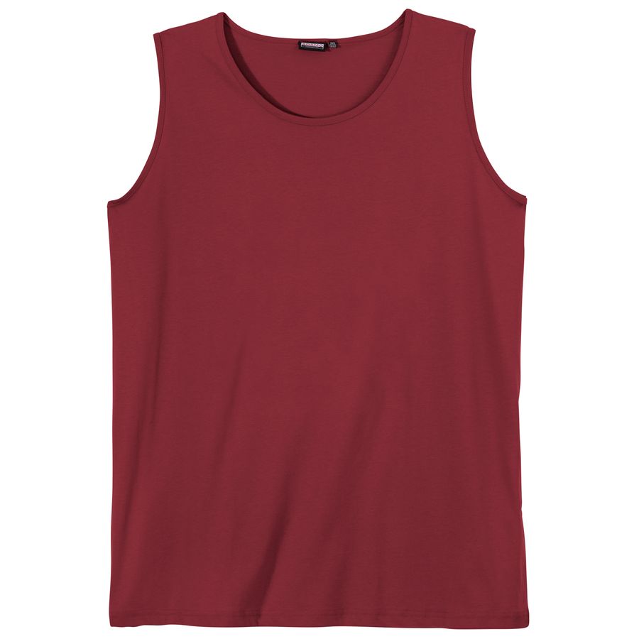 Adamo Muskelshirt weinrot große Größen