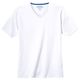 Redmond Basic T-Shirt V-Neck weiß große Größen
