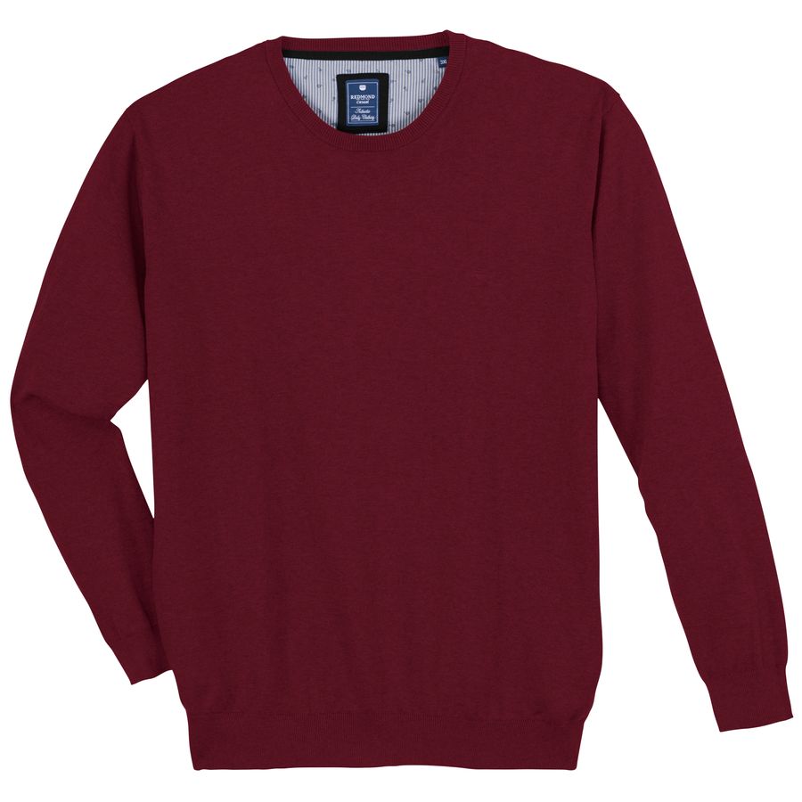 Redmond Feinstrick Pullover XXL dunkelrot