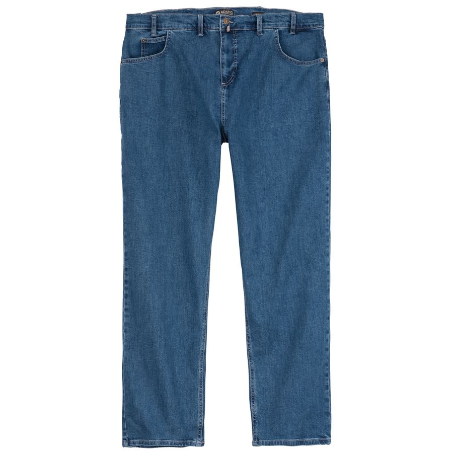 Adamo XXL Stretch-Jeans Bauchgrößen mittelblau