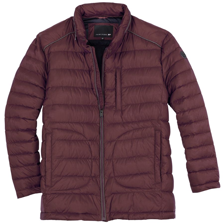 Jupiter leichte Übergrößen Steppjacke bordeaux