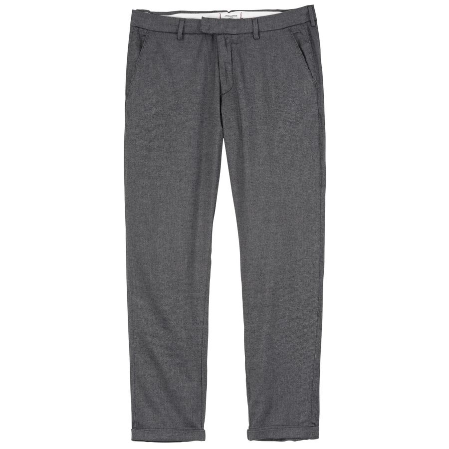 Jack&Jones XXL Chino-Hose dunkelgrau Struktur