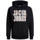 Jack&Jones Logo Hoodie Übergröße JJNEON DOT schwarz Jack&Jones Logo Hoodie Übergröße JJNEON DOT schwarz