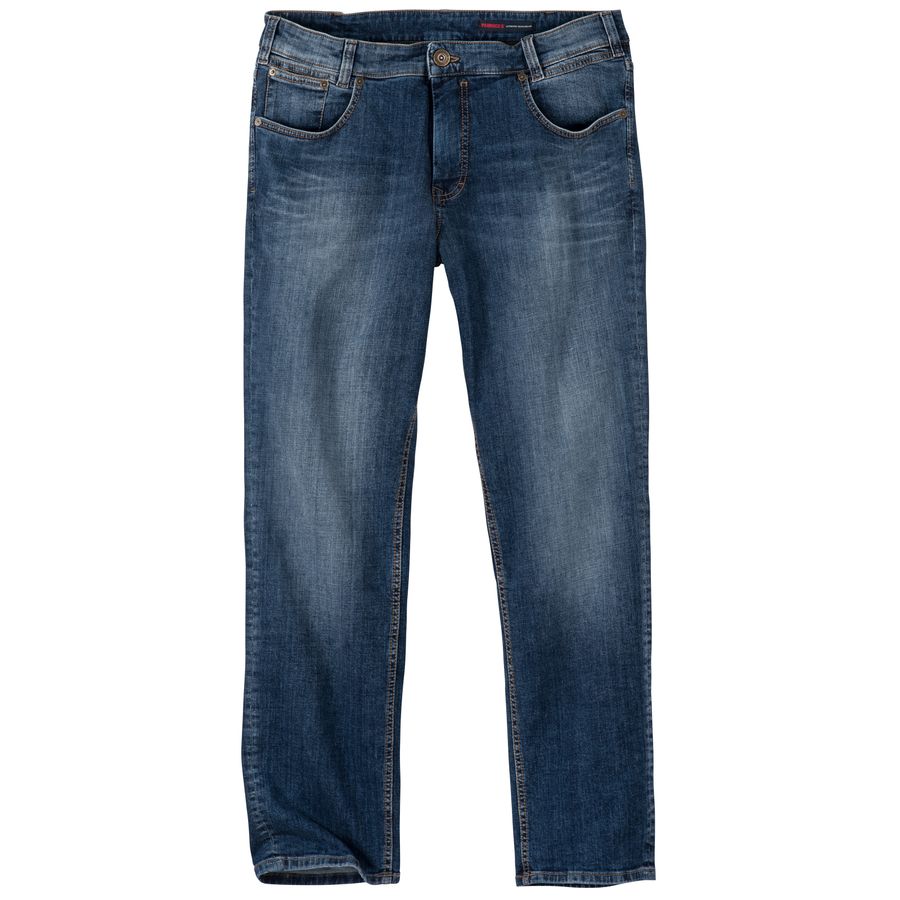 Paddock's Stretch-Jeans Pipe XXL blau Used Look