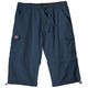 Abraxas Gummibund Zipp-off-Bermuda blau Übergröße