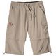 Abraxas Zipp-off-Bermuda Gummibund sand Übergröße
