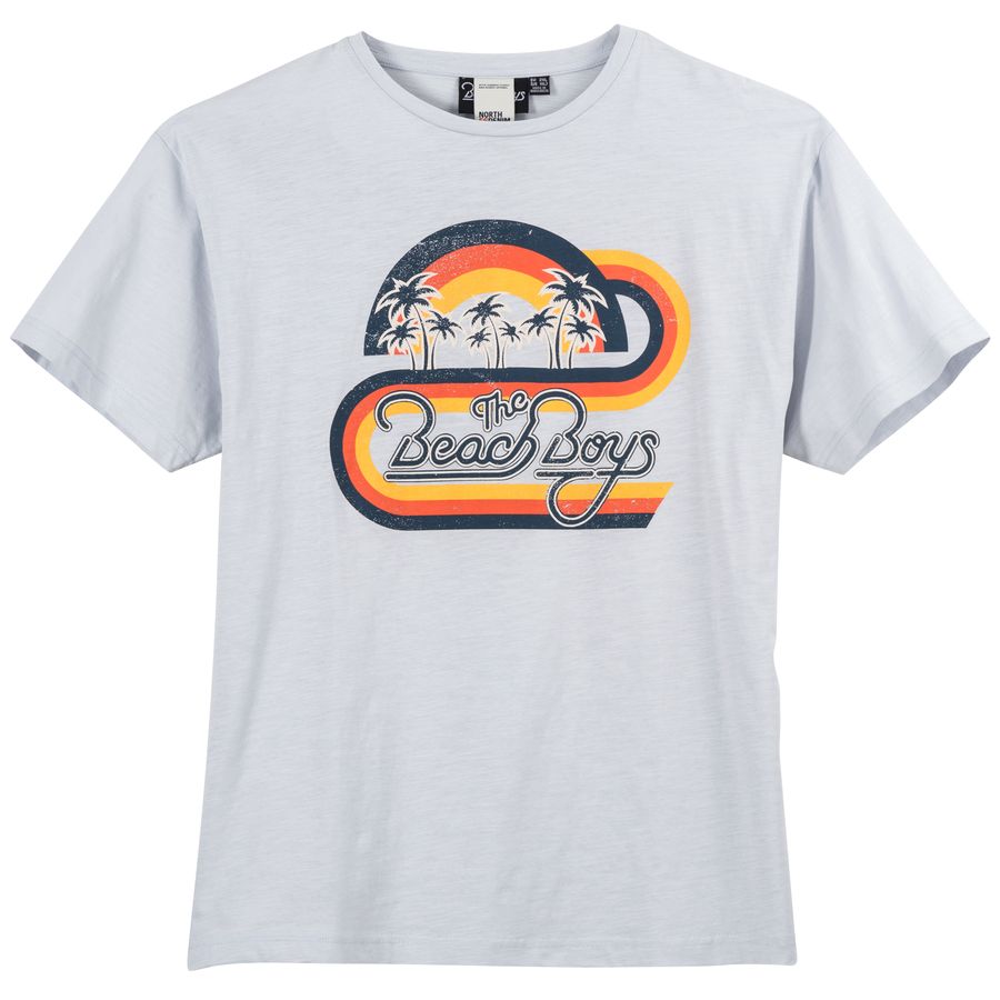 North56Denim XXL Fan T-Shirt hellblau Beach Boys