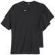 Adamo 2er Pack T-Shirt schwarz Übergröße
