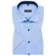 Eterna XXL Kurzarmhemd hellblau Kontrastdetails Eterna XXL Kurzarmhemd hellblau Kontrastdetails