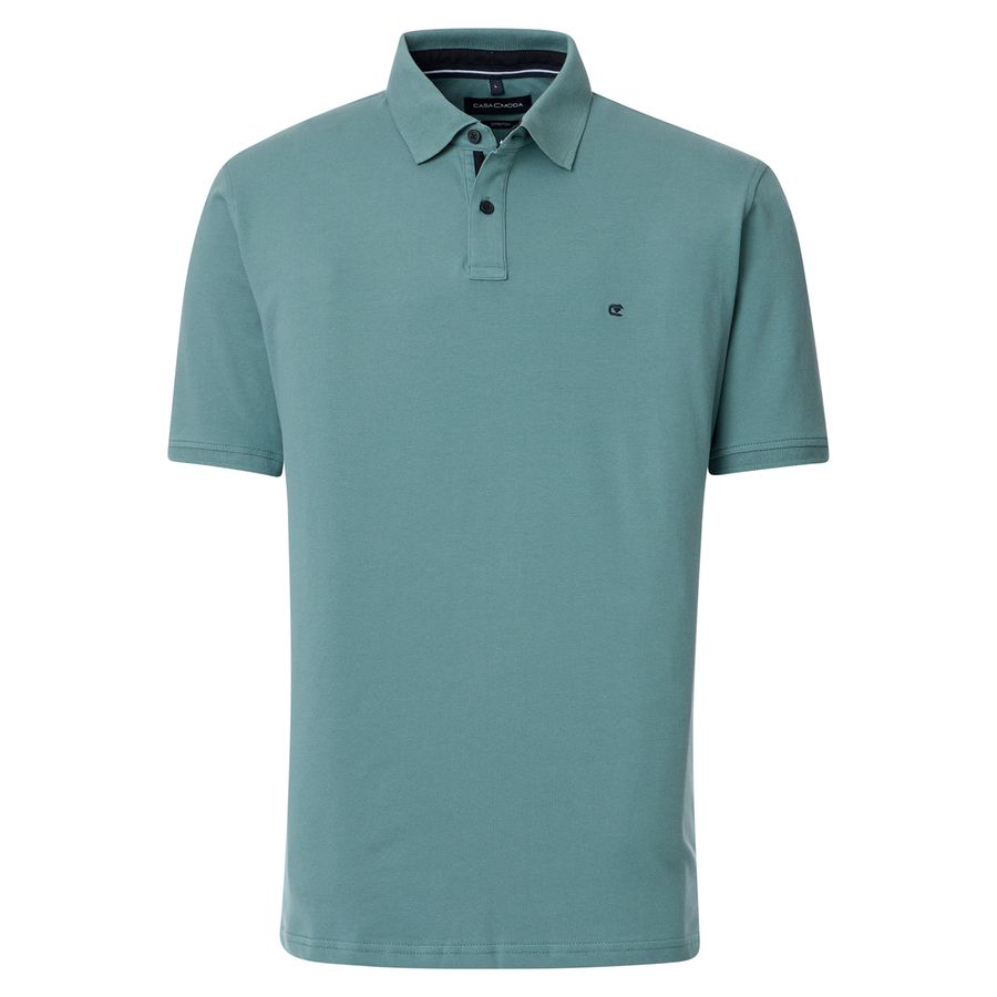 CasaModa Stretch-Poloshirt Übergröße dunkelmint
