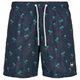 Urban Classics XXL Badeshorts navy Palmen Druck Urban Classics XXL Badeshorts navy Palmen Druck