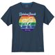Ragman Print T-Shirt XXL nachtblau Rainbow Beach