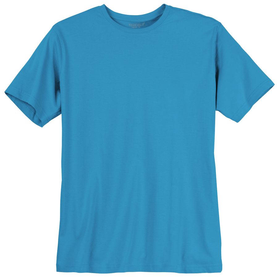 Redfield Basic T-Shirt Übergrößen aquablau Tom