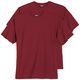 2er Pack T-Shirts rot Übergröße Adamo Fashion