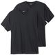 2er-Pack V-Ausschnitt T-Shirt schwarz XXL Adamo 2er-Pack V-Ausschnitt T-Shirt schwarz XXL Adamo