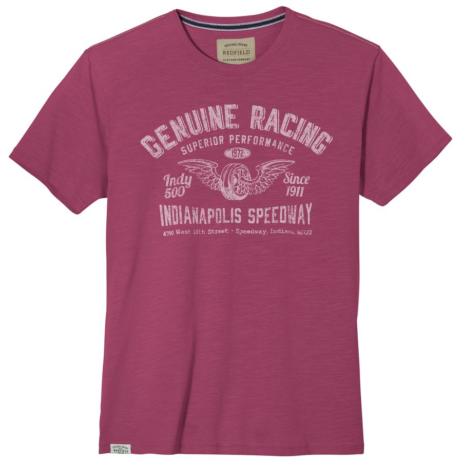 Redfield T-Shirt Übergröße altrosa Genuine Racing