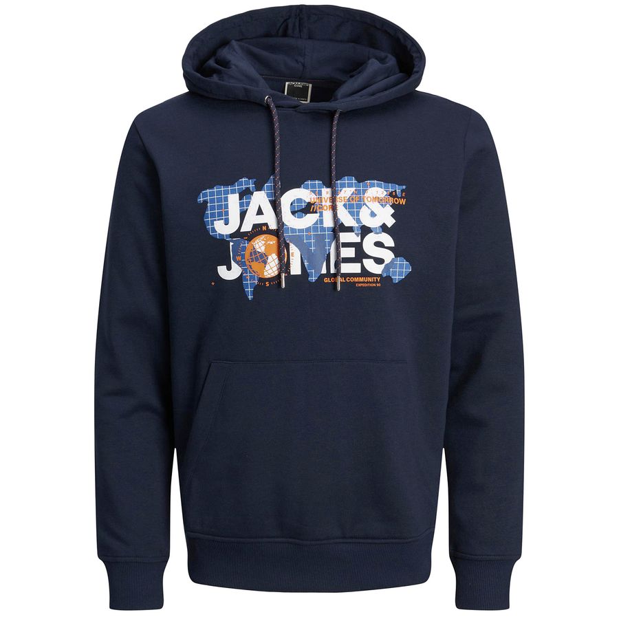 Jack&Jones XXL Hoodie navy JCODUST