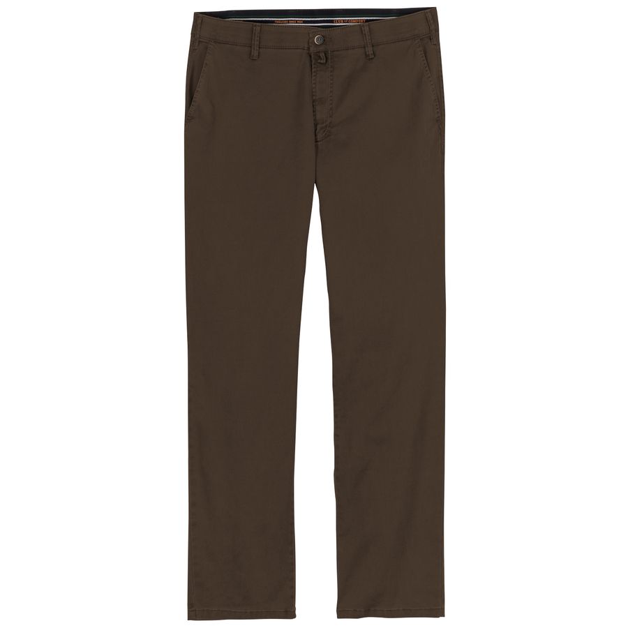 Club of Comfort Garvey Chino-Stretchhose XXL braun