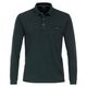 CasaModa XXL Langarm-Poloshirt dunkelgrün melange CasaModa XXL Langarm-Poloshirt dunkelgrün melange
