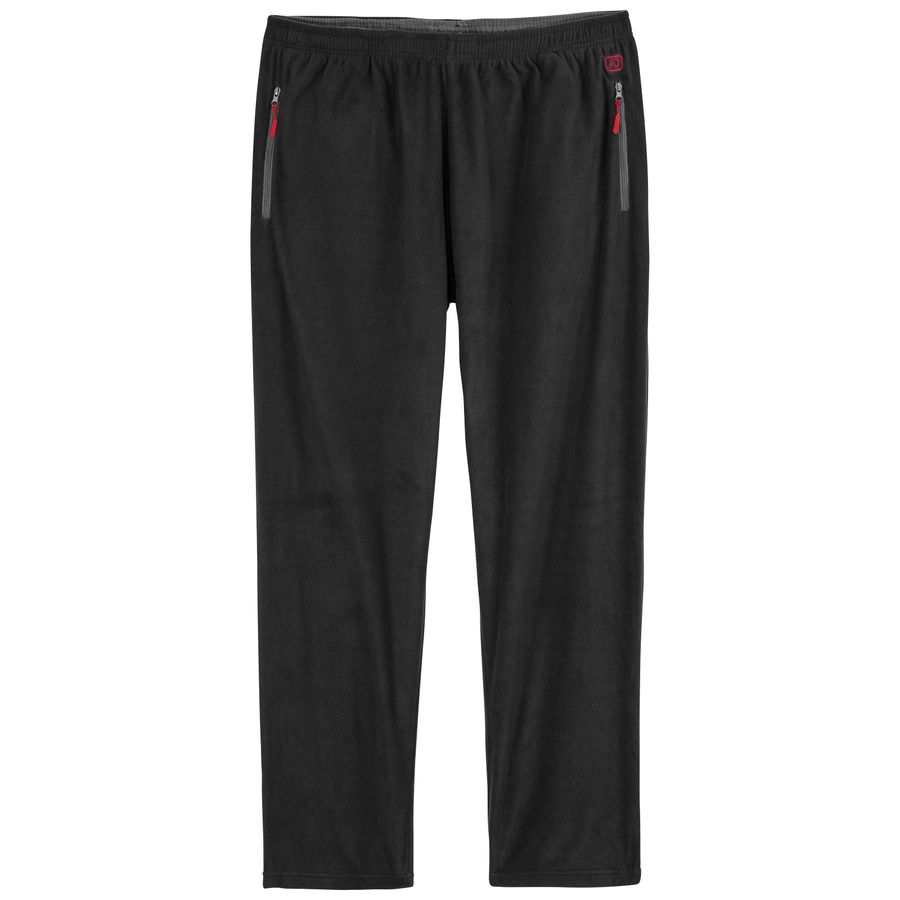 Adamo Übergrößen Fleece-Hose schwarz