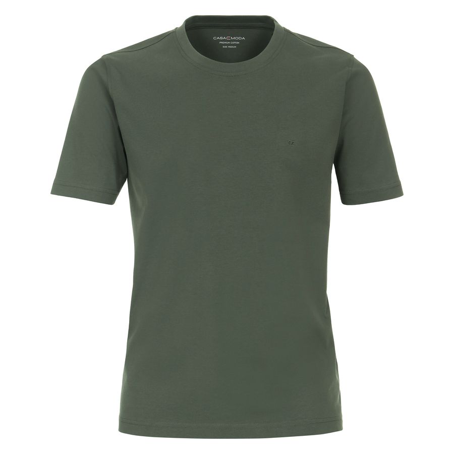 CasaModa Basic T-Shirt Übergröße oliv