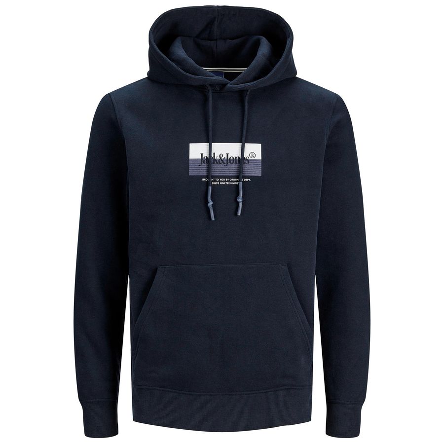 Jack&Jones XXL Hoodie navy Logoprint JORDALSTON