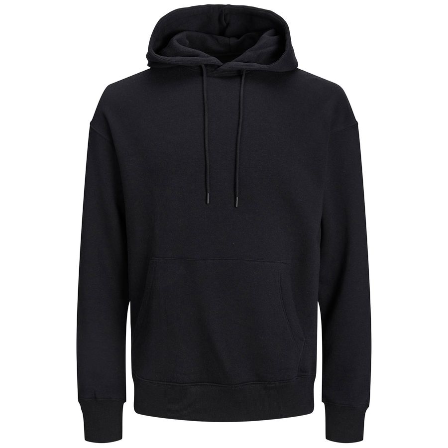 Jack&Jones XXL Basic Hoodie JJEBRADLEY schwarz