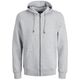Jack&Jones Kapuzen-Sweatjacke XXL hellgrau melange