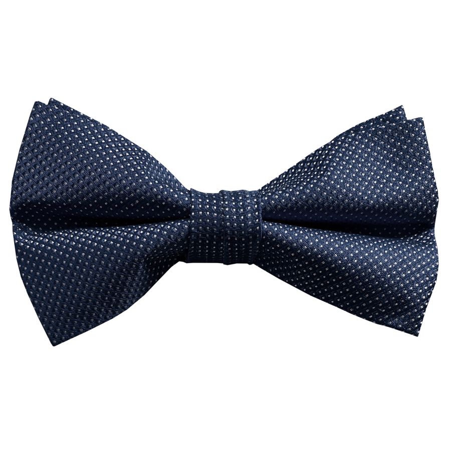 Real Guys by Ploenes Seiden-Fliege navy Struktur
