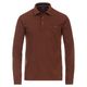 CasaModa XXL Langarm-Poloshirt terracotta melange CasaModa XXL Langarm-Poloshirt terracotta melange
