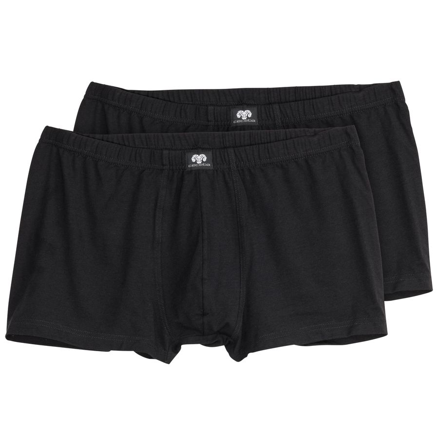 Ceceba Doppelpack Übergrößen Stretch-Pants schwarz