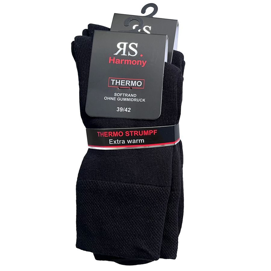 RS Harmony 2er-Pack Thermo Strumpf schwarz