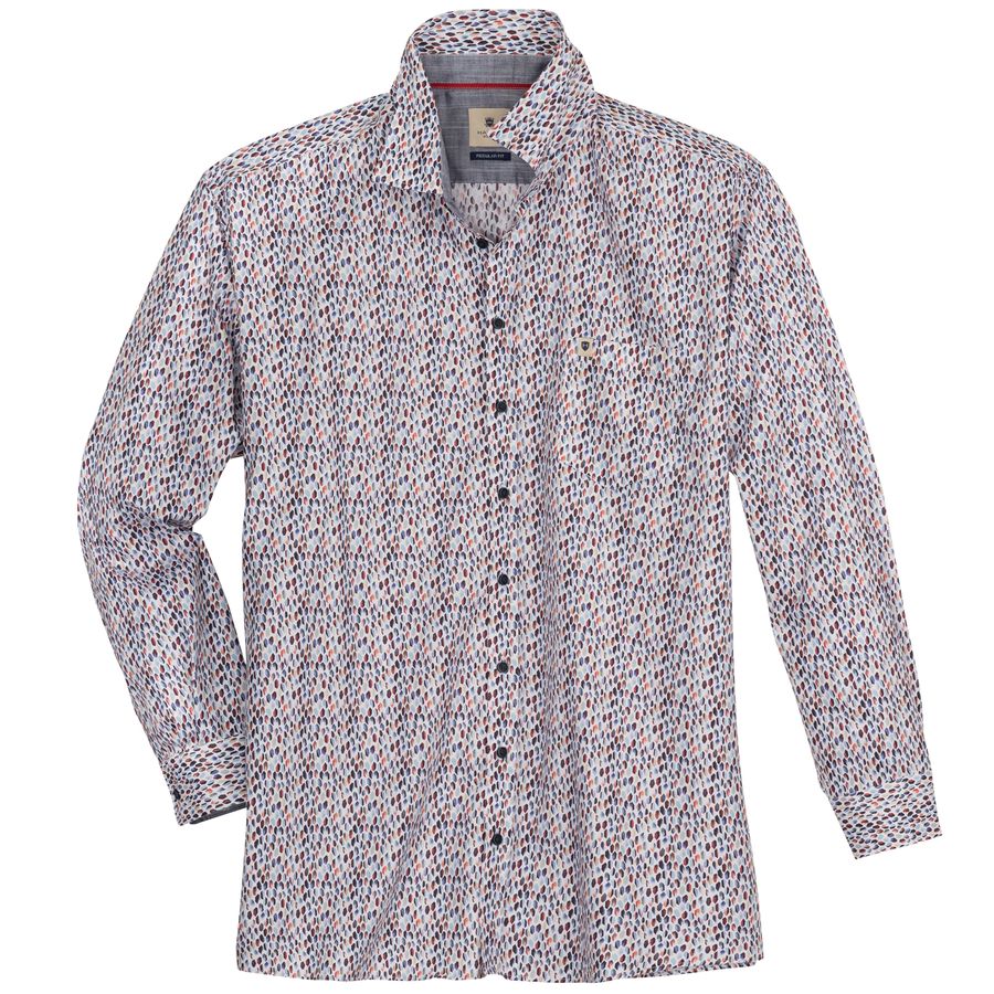 Hatico Langarmhemd XXL Allovermuster multicolor