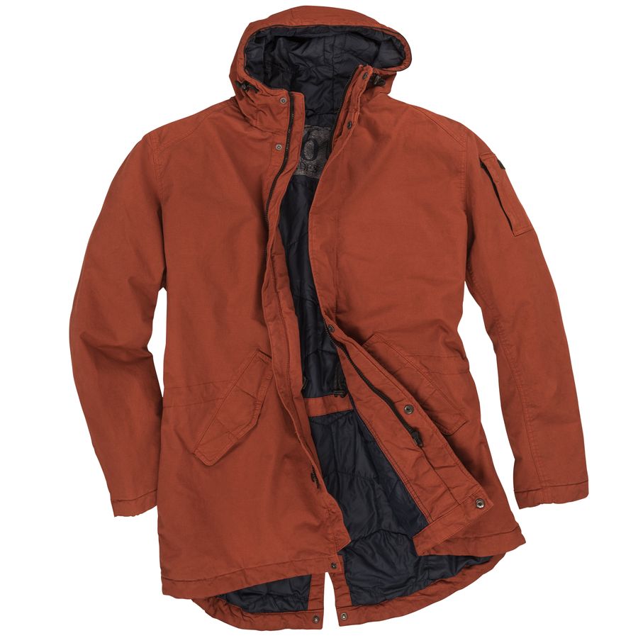 16 Shades XXL Winter-Parka Noah terracotta