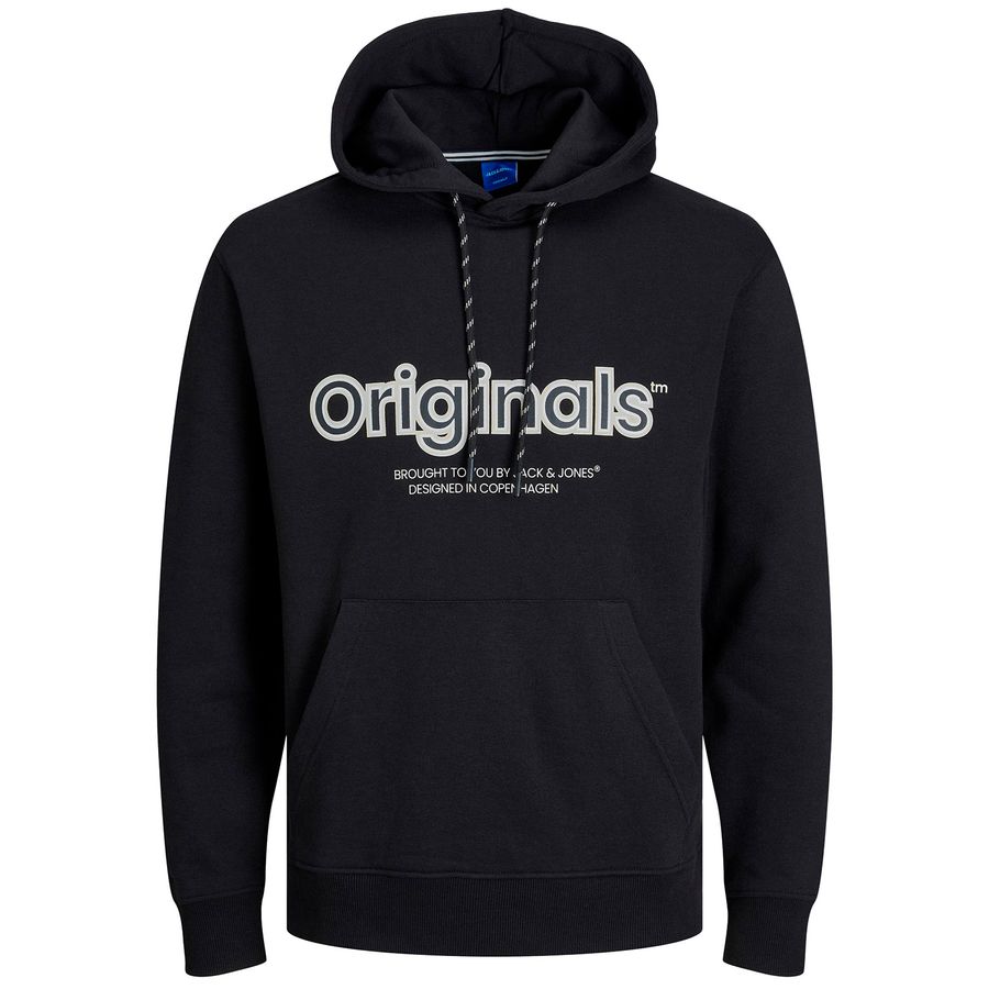 Jack&Jones Übergrößen Hoodie schwarz JORLAKEWOOD