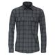 CasaModa XXL Flanellhemd grau-navy kariert CasaModa XXL Flanellhemd grau-navy kariert