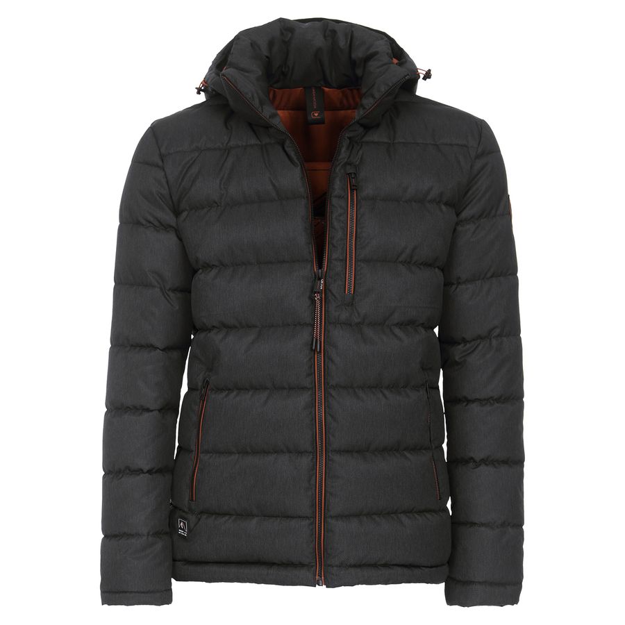 CasaModa XXL Winter-Steppjacke Struktur anthrazit