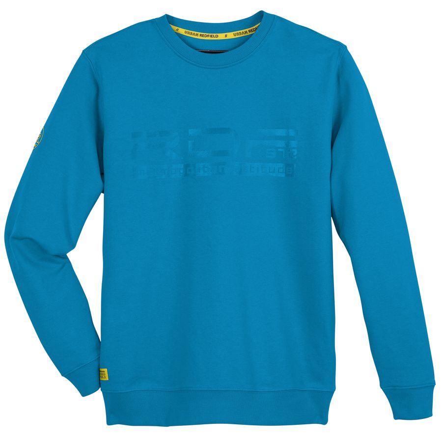 Redfield XXL Sweatshirt Transparentprint türkisblau
