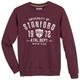 Redfield Übergrößen Sweatshirt STANFORD weinrot