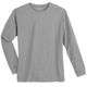 Redfield Langarmshirt grau melange Übergröße