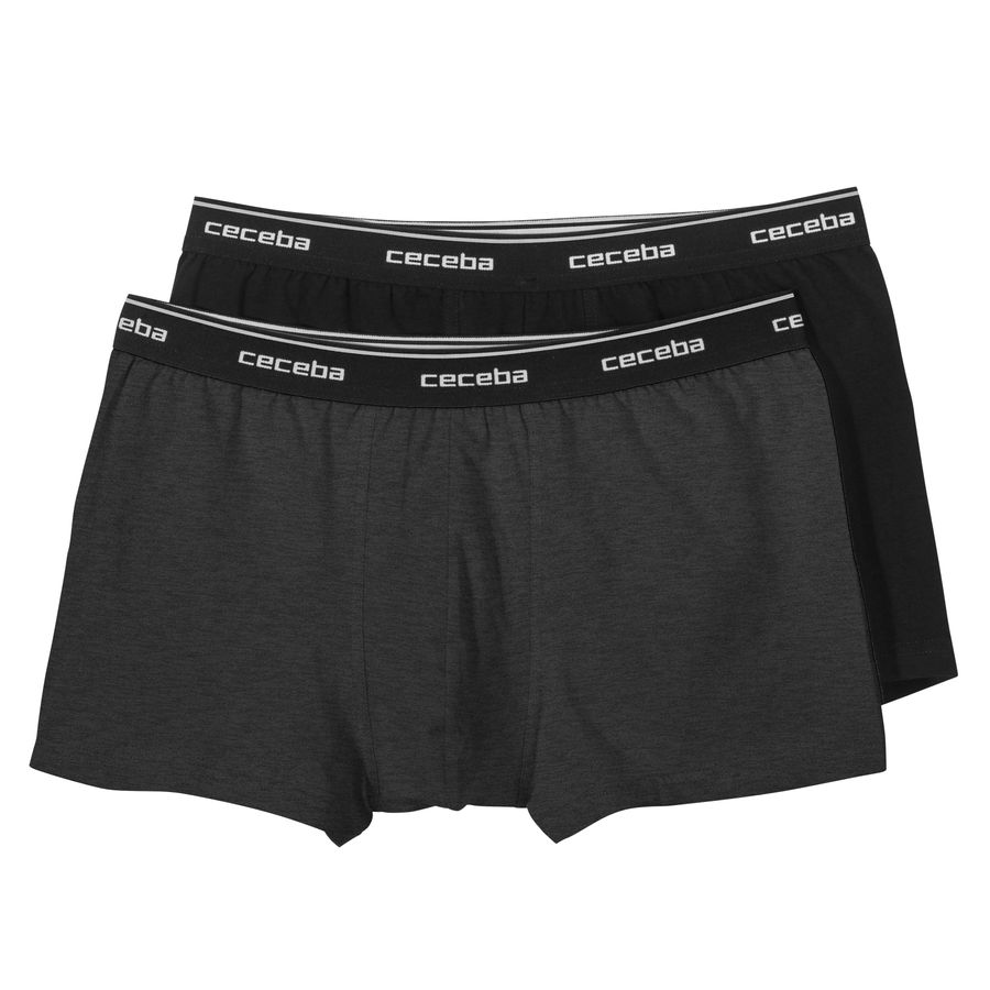 Ceceba 2er-Pack XXL Pants dunkelgrau / schwarz