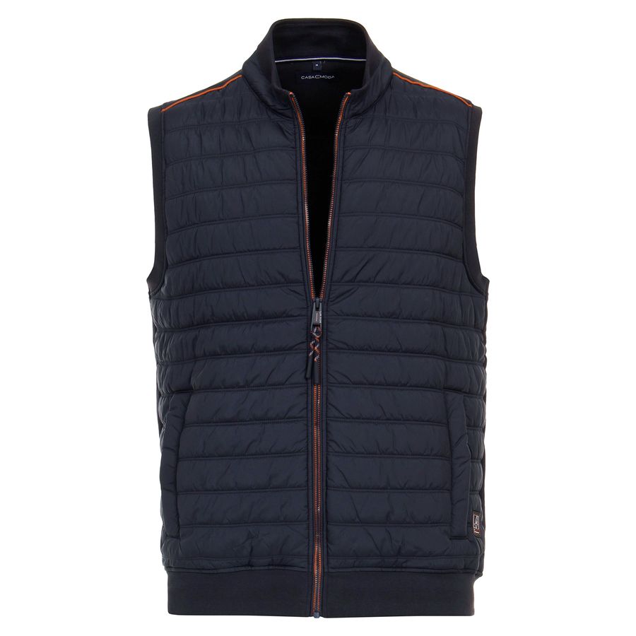 CasaModa Übergrößen Sweat-/Steppweste navy