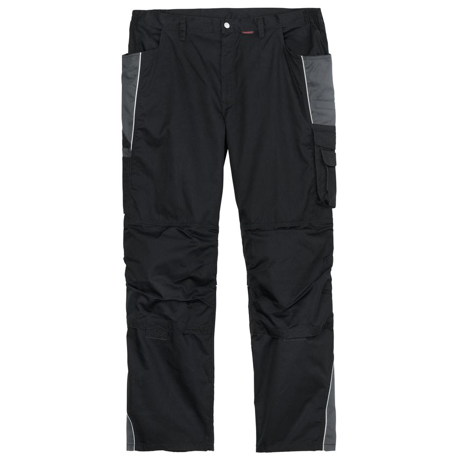Qualitex XXL Arbeits-Bundhose "Pro" schwarz/grau