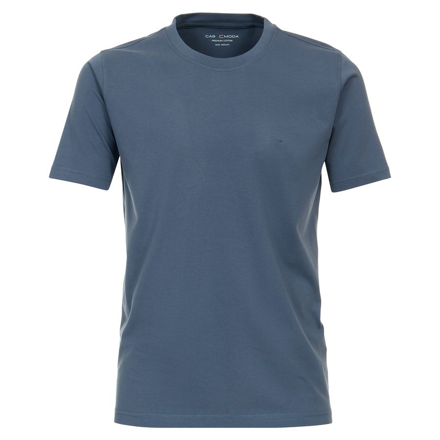 CasaModa Basic T-Shirt rauchblau Übergröße