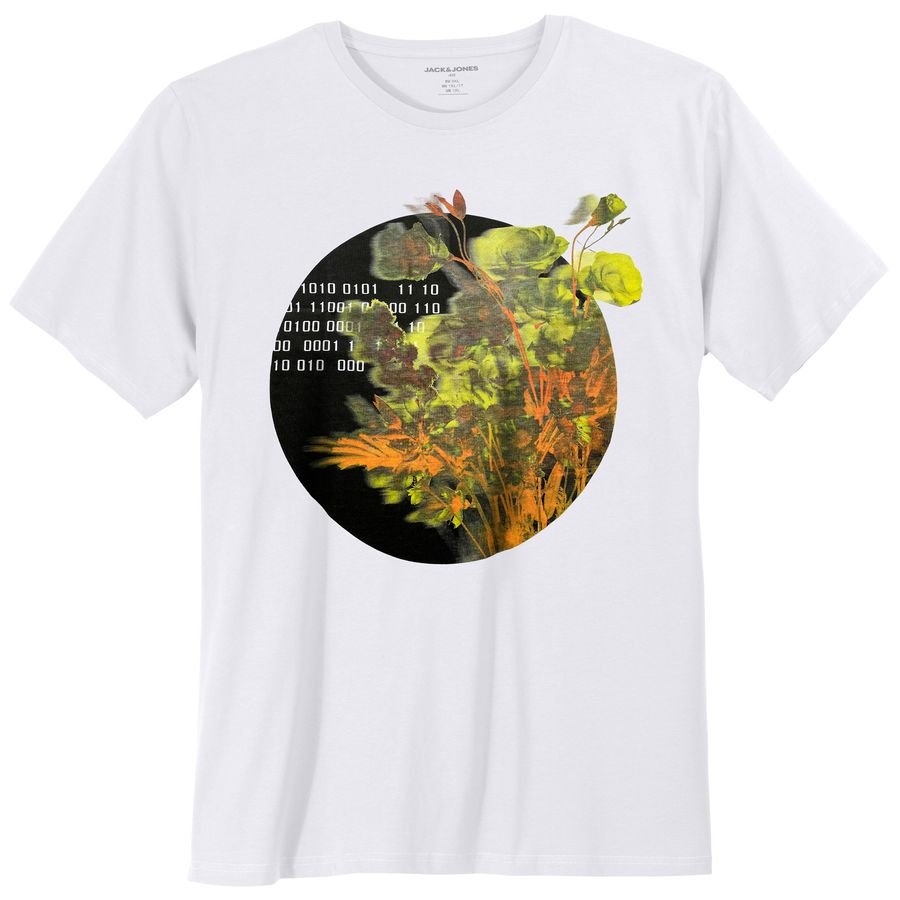 Jack&Jones T-Shirt XXL JCOFLORAL modisch weiß