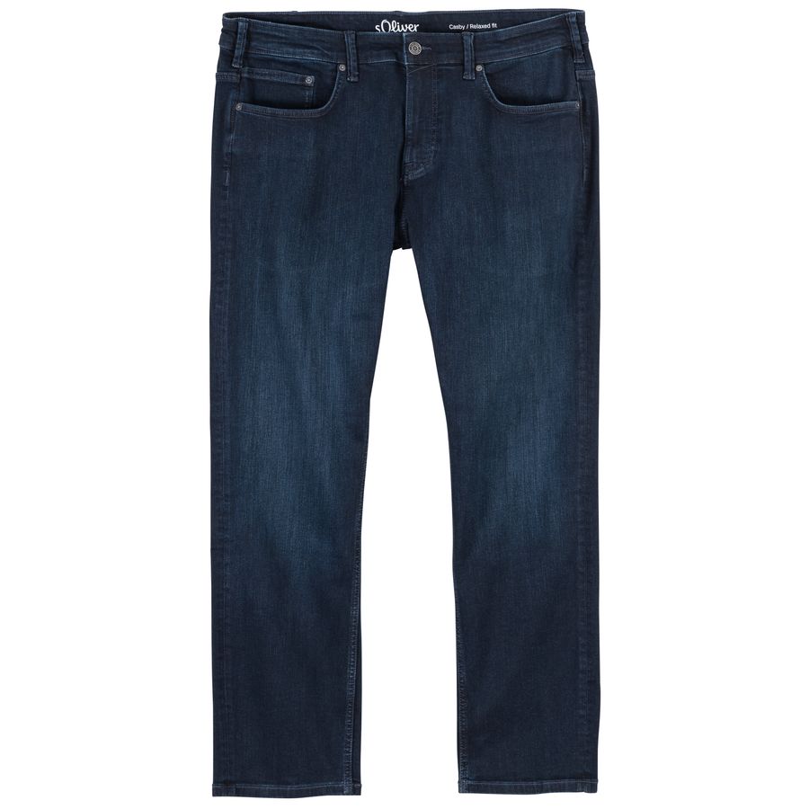 s.Oliver Übergrößen Stretch-Jeans navy Casby