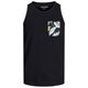 Jack&Jones Tanktop XXL JJCHILL schwarz Brusttasche Jack&Jones Tanktop XXL JJCHILL schwarz Brusttasche