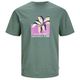 Jack&Jones Übergrößen T-Shirt JORTAMPA AOP salbei Jack&Jones Übergrößen T-Shirt JORTAMPA AOP salbei