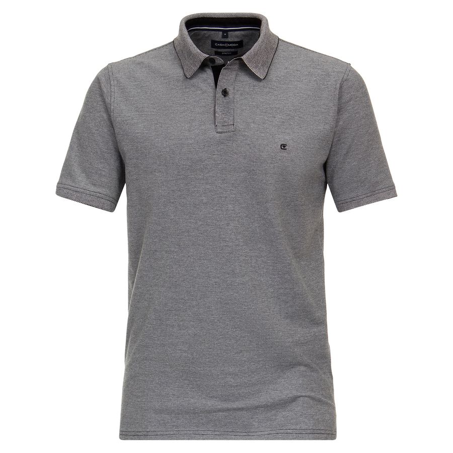 CasaModa Stretch-Poloshirt XXL anthrazit melange