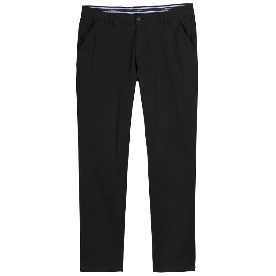 Redpoint Übergrößen Stretch-Chino Odessa schwarz